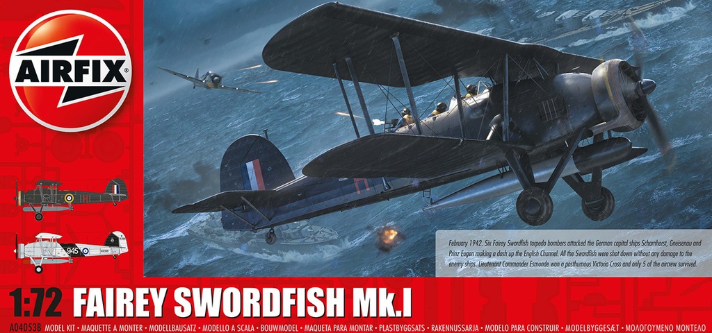 [ AIRA04053B ] Airfix Fairey Swordfish Mk.I 1/72