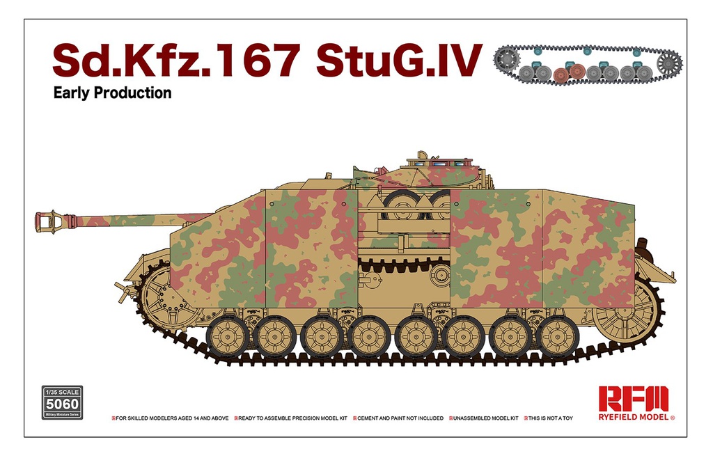 [ RFM5060 ] Ryefield Model Sd.Kfz 167 StuG.IV Early Production 1/35