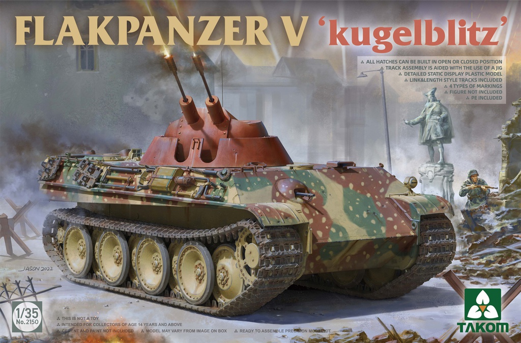 [ TAKOM2150 ] Flakpanzer V - Kugelblitz 1/35