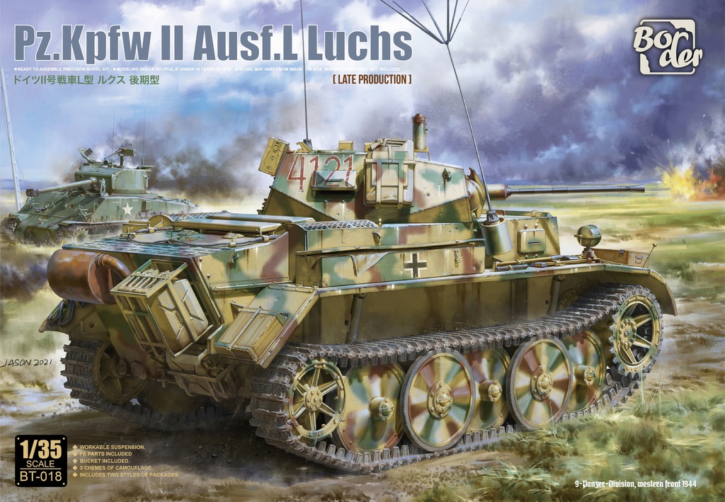 [ BORDERBT018 ] Border model Pz. Kpfw. II Ausf. L Luchs 1/35