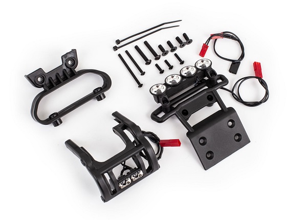 [ TRX-3697 ] Traxxas  LED light set, complete (includes front and rear bumpers with LED lights & BEC Y-harness) (fits 2WD Bigfoot® No. 1) trx3697