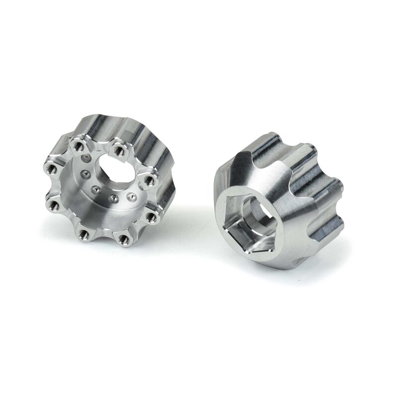 [ PR6353-00 ] Proline 1/8 8x32 to 17mm 1/2" Offset Aluminum Hex Adapters