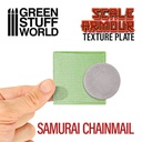 [ GSW1616 ] Green stuff world samurai chainmail texture plate