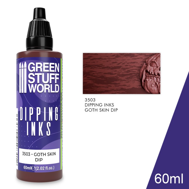 [ GSW3503 ] Green stuff world Dipping ink 60 ml - GOTH SKIN DIP