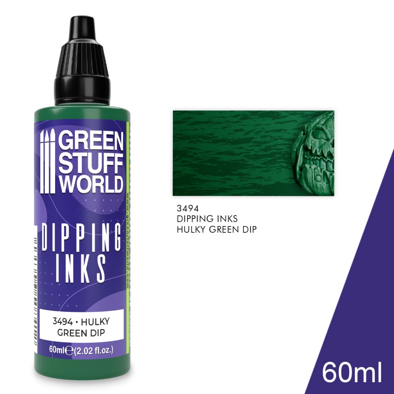[ GSW3494 ] Green stuff world Dipping ink 60 ml - HULKY GREEN DIP