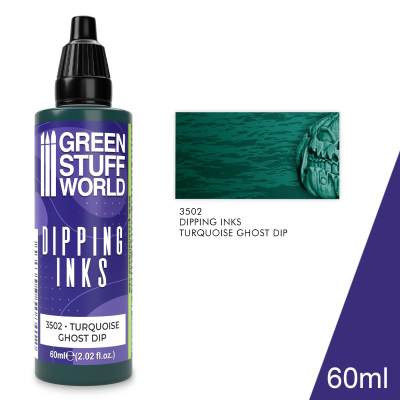 [ GSW3502 ] Green stuff world Dipping ink 60 ml - TURQUOISE GHOST DIP