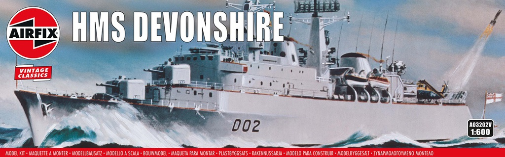 [ AIRA03202 ] Airfix HMS Devonshire 1/600