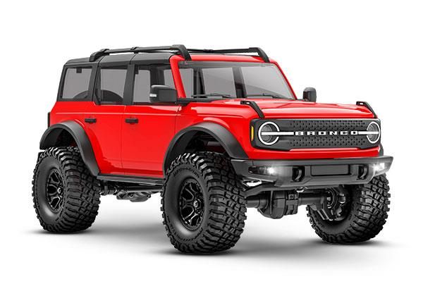 [ TRX-97074-1RED ] Traxxas TRX-4M 1/18 Scale and Trail Crawler Ford Bronco 4WD Electric Truck - Red - TRX97074-1RED
