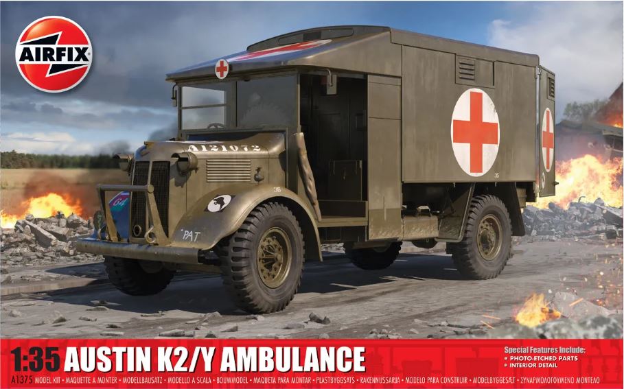 [ AIRA1375 ] Airfix Austin K2/Y Ambulance 1/35
