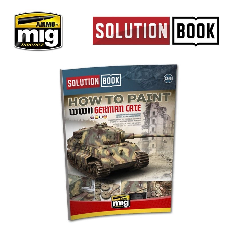 [ MIG6503-M ] MIG Solution book How To Paint WWII German Late