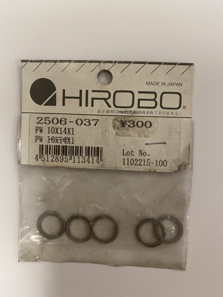 [ H2506-037 ] Hirobo FW10x14x1