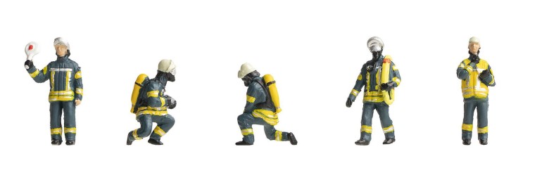 [ FAL151637 ] Faller Brandweermannen epoche VI, set I  1/87 