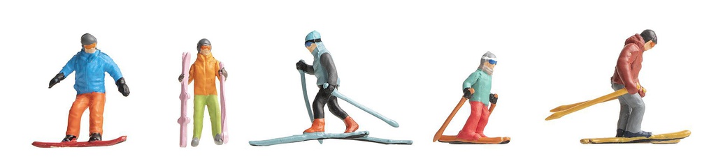 [ FAL151650 ] Faller Tijdens de wintersport 1/87