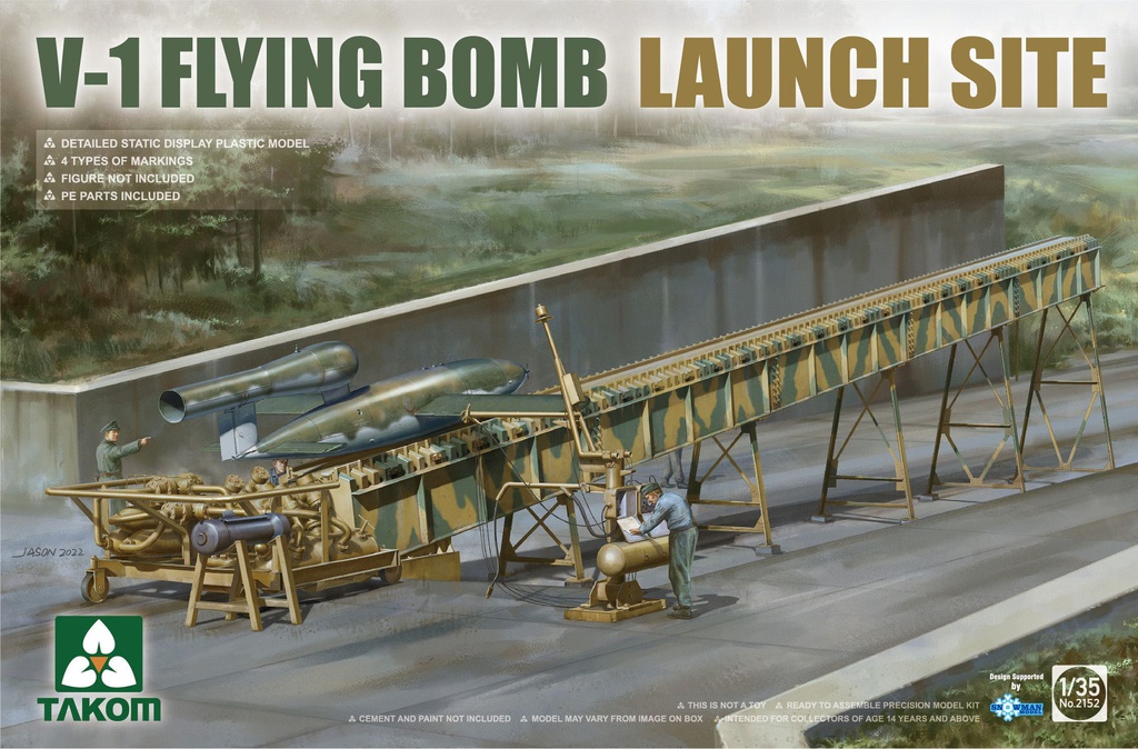 [ TAKOM2152 ] Takom V1 flying bomb launch site 1/35