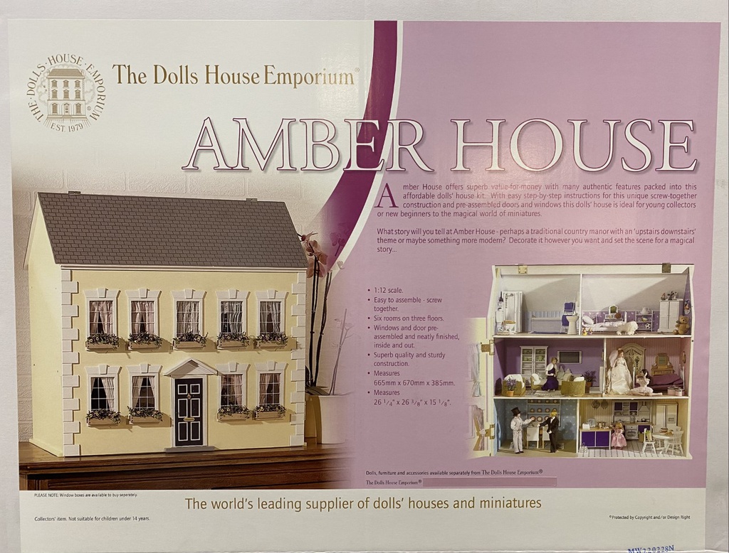 [ SAD0142 ] Streets Ahead Dollshouse Amber House Kit 1/12