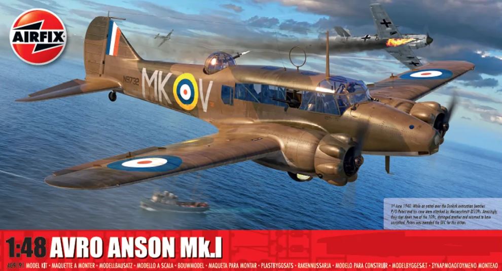 [ AIRA09191 ] Airfix Avro anson Mk/I  1/48