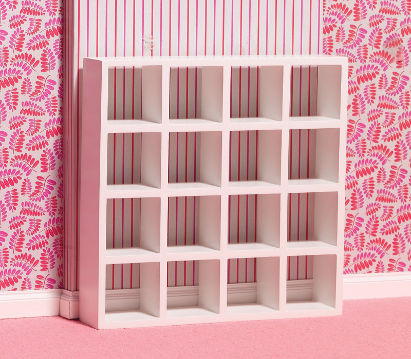 [ SAD4933 ] Streets Ahead Dollshouse Witte Display Kast