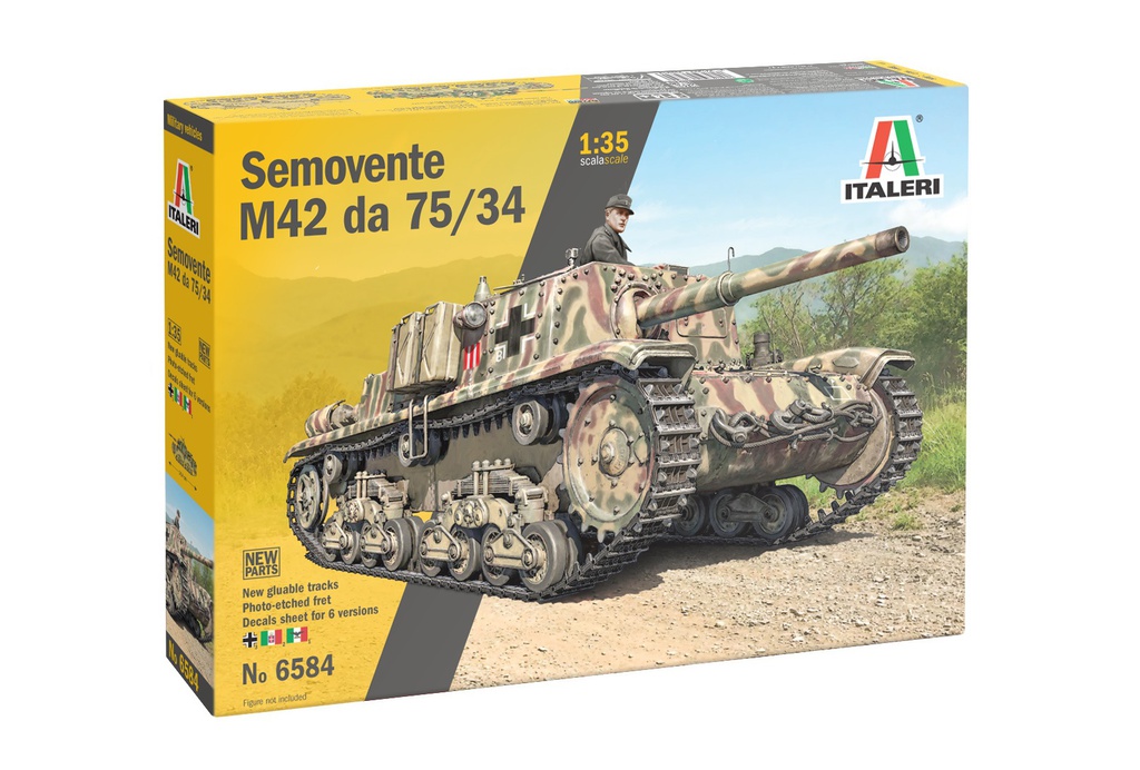 [ ITA-6584 ] Italeri Semovente M42 da 75/34 1/35