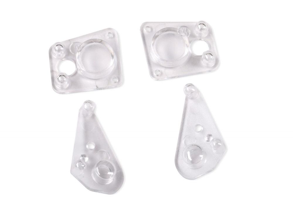 [ TRX-9719 ] Traxxas Lenses, headlight (2), tail light (2) (fits #9710 body) - trx9719