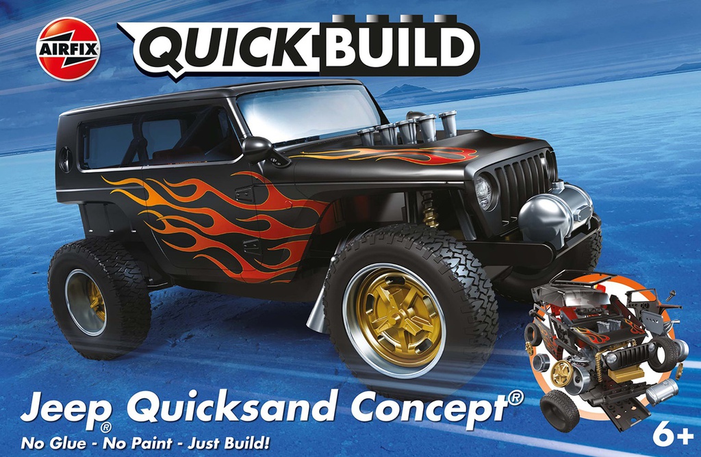 [ AIRAJ6038 ] Airfix Quickbuild Jeep Quicksand Concept