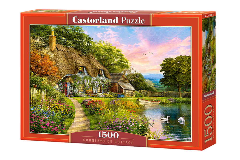 [ CASTOR151998 ] Castorland puzzle Countryside cottage (1500 stukjes)