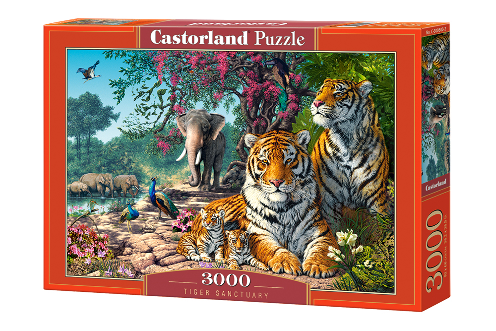 [ CASTOR300600 ] Castorland puzzle TIGER SANCTUARY (3000 stukjes)