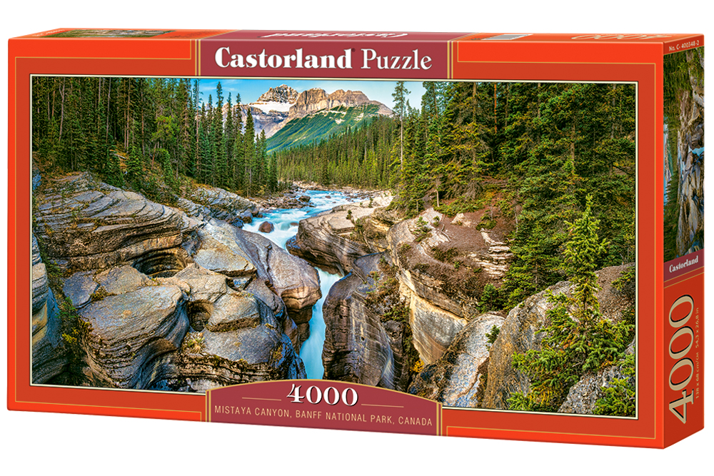 [ CASTOR400348 ] Castorland puzzle Mistaya canyon, banff national park canada (4000 stukjes)