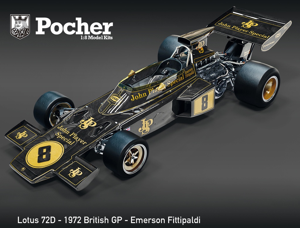 [ POHK114 ] Pocher Lotus 72D - 1972 British GP - Emerson Fittipaldi