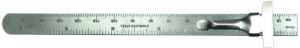[ EX55677 ] Excel 6" steel ruler/metalen latje 152mm/6inch