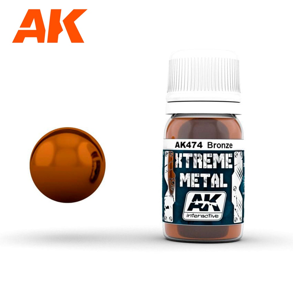 [ AK474 ] Ak-interactive Xtreme metal Bronze