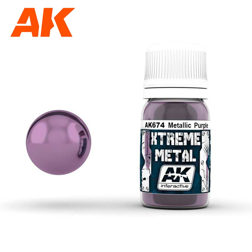 [ AK674 ] Ak-interactive Xtreme metal metallic purple