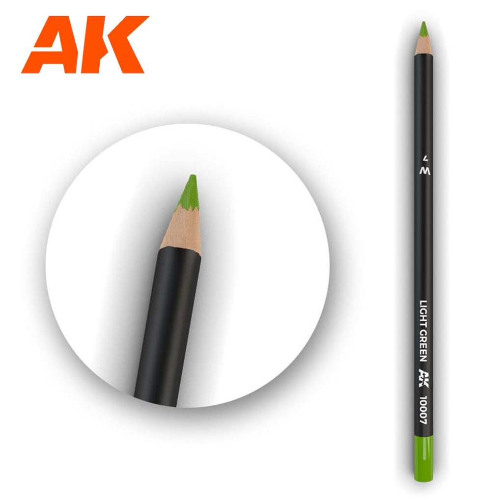 [ AK10007 ] Ak-interactive Weathering pencils Watercolor Pencil Light Green