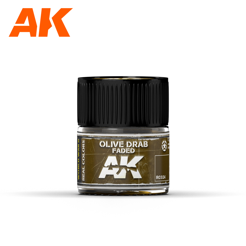 [ AKRC024 ] Ak-interactive Real Colors Olive Drab Faded 10ml