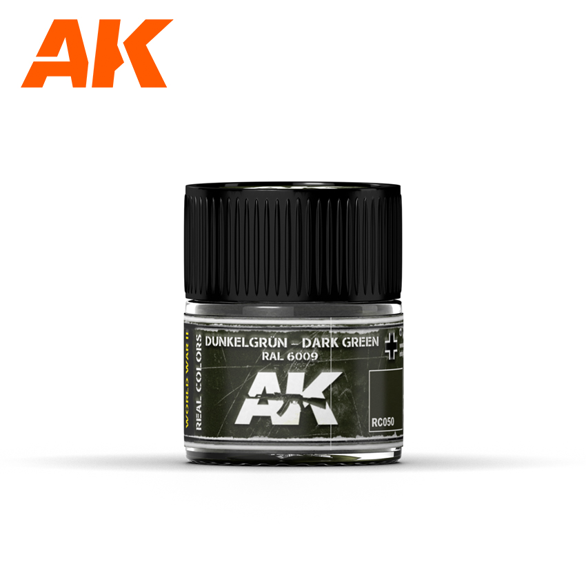 [ AKRC050 ] Ak-interactive Real Colors Dunkelgrün-Dark Green RAL 6009 10ml