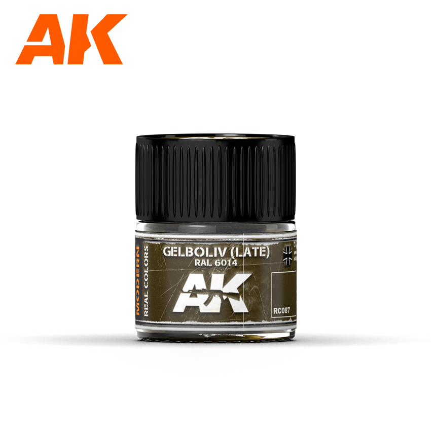 [ AKRC087 ] Ak-interactive Real Colors Gelboliv (Late) RAL 6014  10ml
