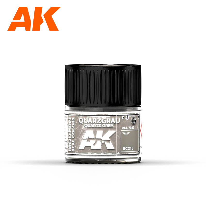 [ AKRC216 ] Ak-interactive Real Colors Quarzgrau-Quartz Grey RAL 7039 10ml