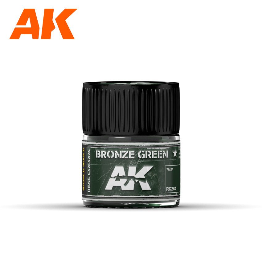[ AKRC264 ] Ak-interactive Real Colors Bronze Green 10ml
