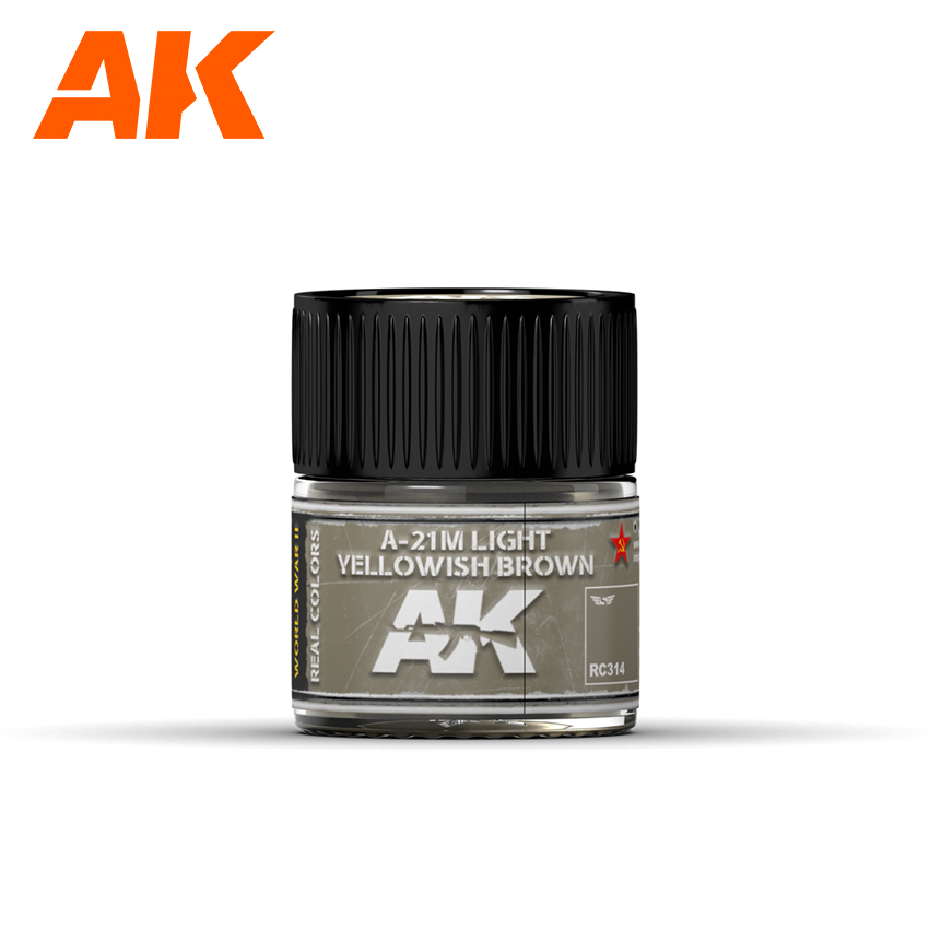 [ AKRC314 ] Ak-interactive Real Colors A-21M Light Yellowish Brown 10ml