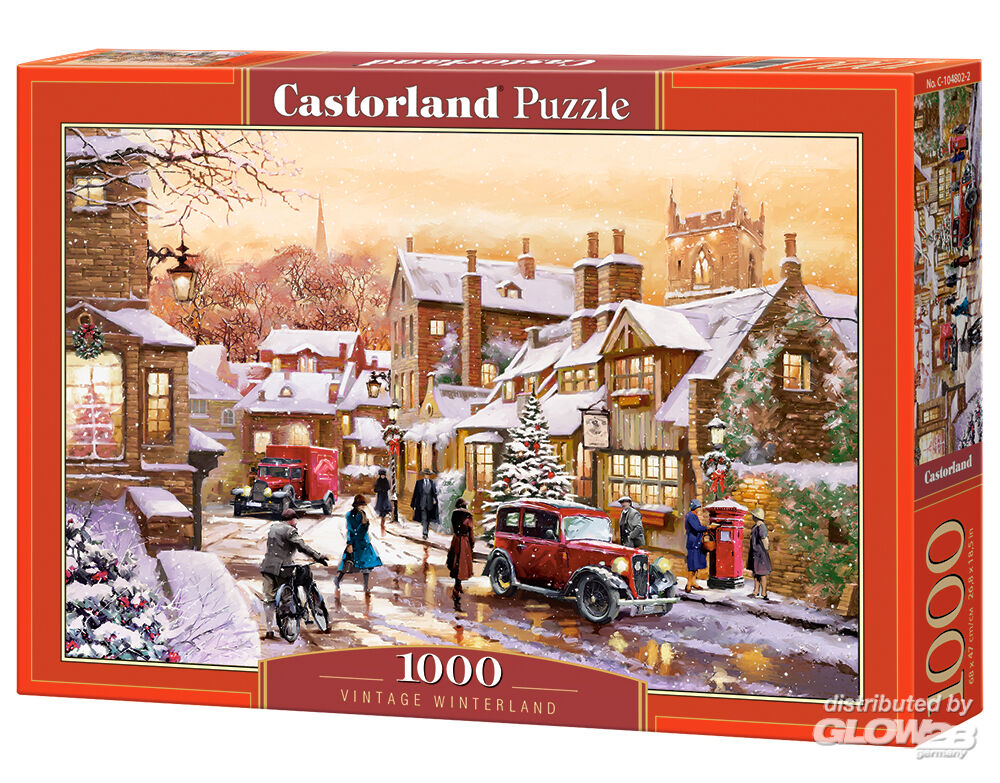 [ CASTOR104802 ] Castorland Puzzel Vintage Winterland - 1000 stukjes