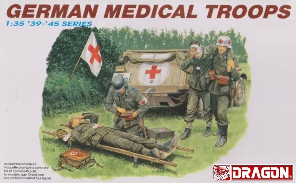 [ DRA6074 ] 1/35 GERMAN MEDICAL TROOPS