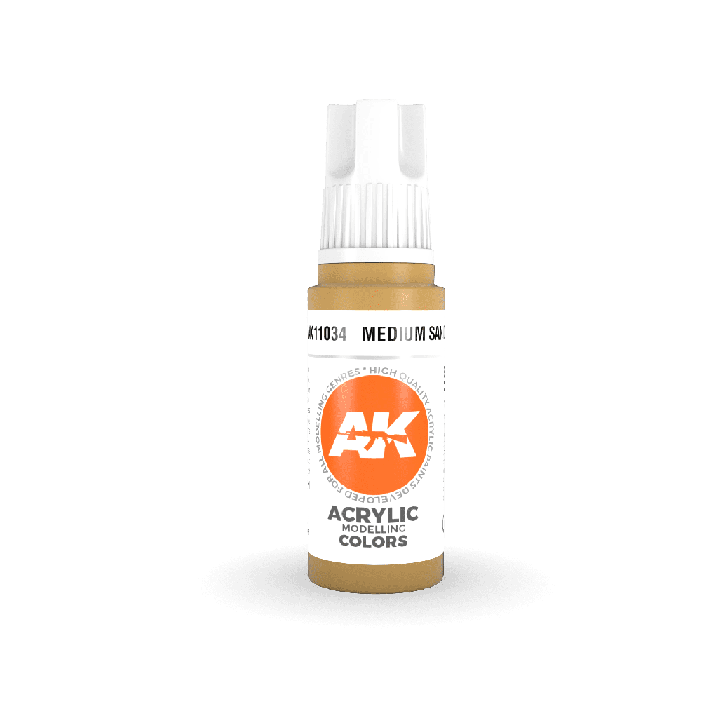 [ AK11034 ] Ak-interactive Acrylics 3GEN Medium Sand 17ml