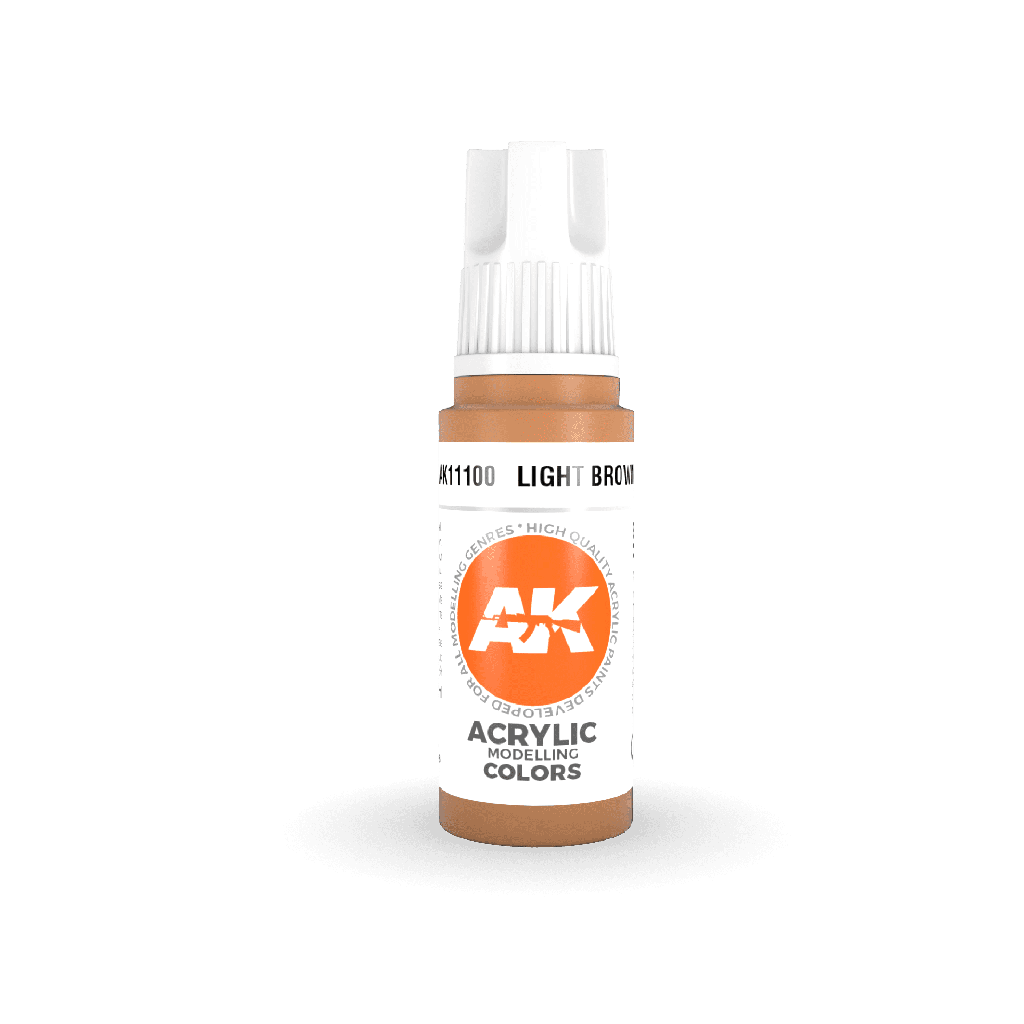 [ AK11100 ] Ak-interactive Acrylics 3GEN Light Brown 17ml