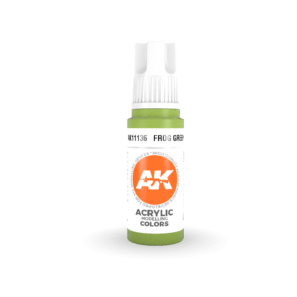 [ AK11136 ] Ak-interactive Acrylics 3GEN Frog Green 17ml