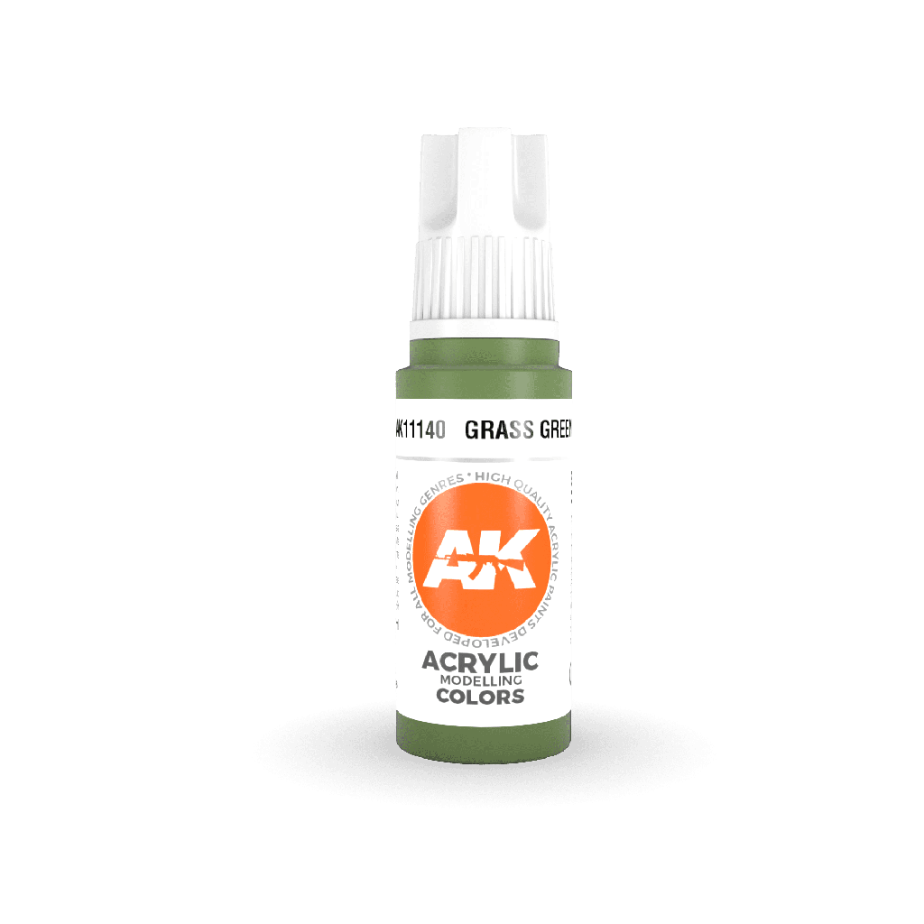 [ AK11140 ] Ak-interactive Acrylics 3GEN Grass Green 17ml
