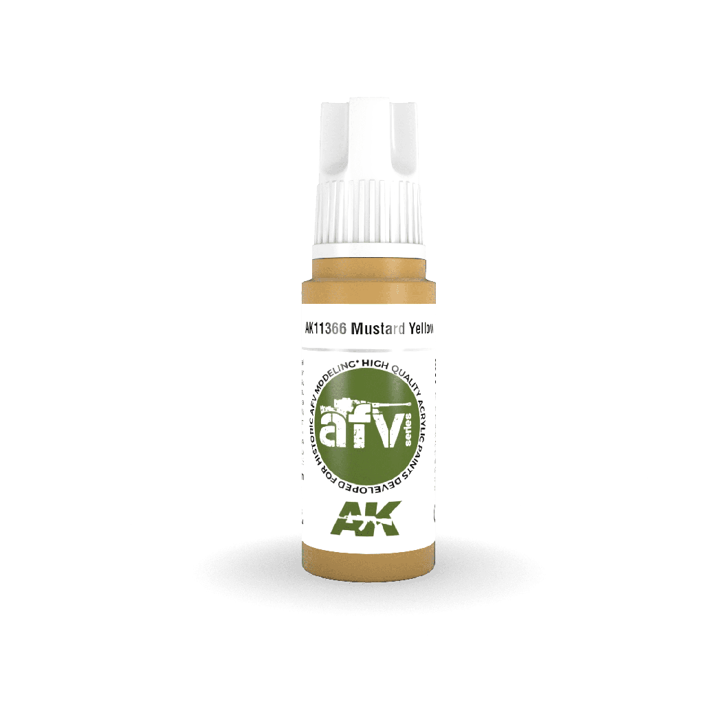 [ AK11366 ] Ak-interactive Acrylics 3GEN Mustard Yellow 18ml