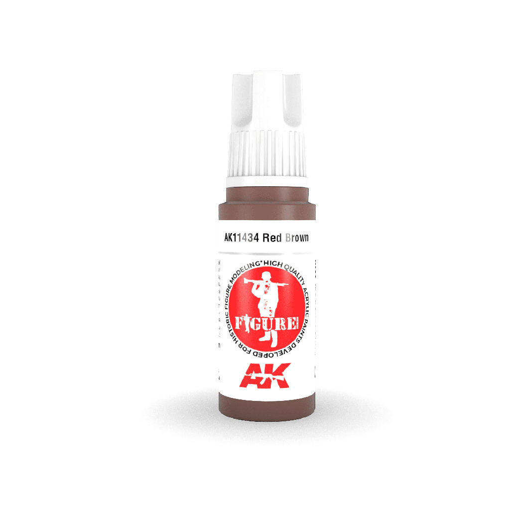 [ AK11434 ] Ak-interactive Acrylics 3GEN Red Brown