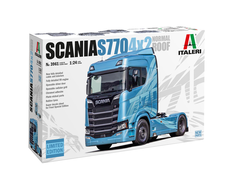 [ ITA-3961 ] Italeri Scania S770 4x2 Normal Roof 1/24