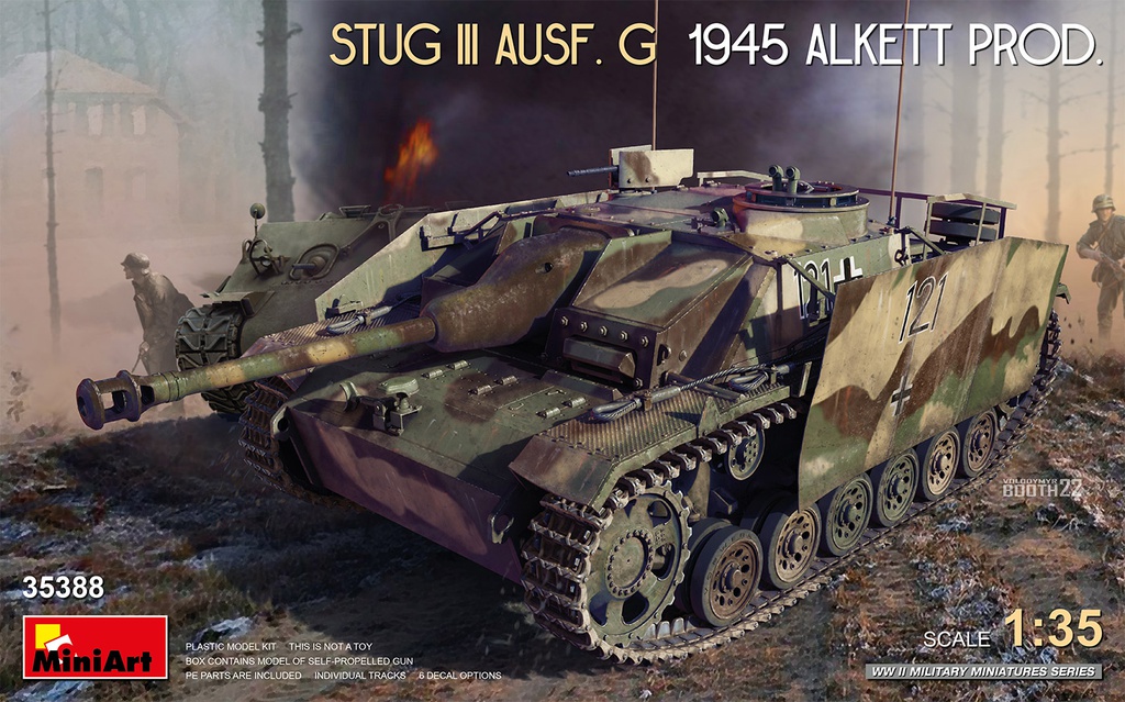 [ MINIART35388 ] Miniart stug III Ausf.G 1945 alkett prod 1/35
