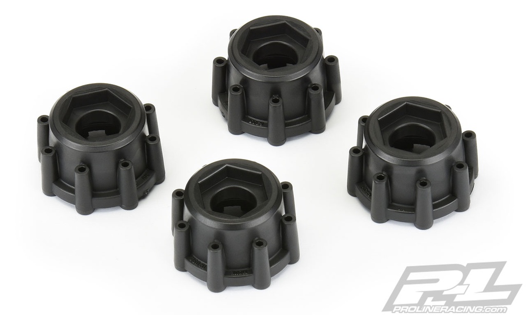 [ PR6345-00 ] Proline 8x32 to 17mm Hex adapters for 8x32 3.8" wheels