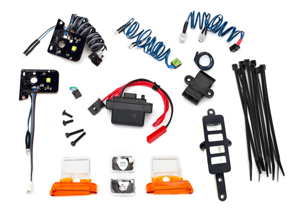 [ TRX-8035A ] Traxxas  LED light set, complete with power supply (contains headlights, tail lights, side marker lights, & distribution block) (fits #8010 or 9230 series bodies) - TRX8035A